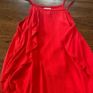 Red mossimo tank